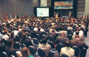 Keynote session at IPC Printed Circuits Expo 2001.